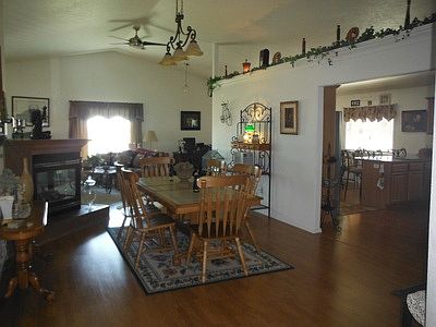 Open dining area