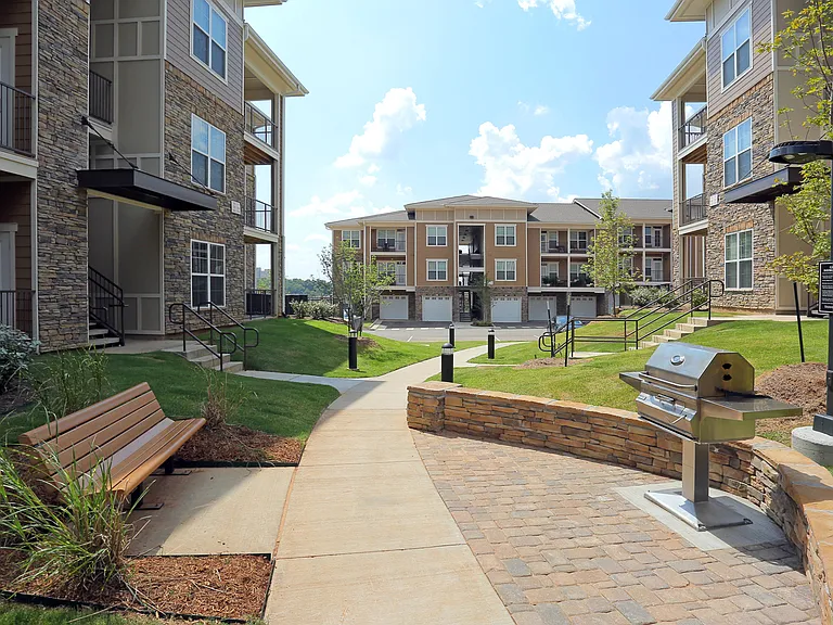 Building Exterior and BBQ Grill