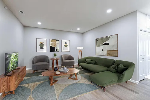 Floor plan 2 Bed, 1 Bath B