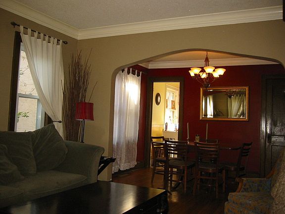 Living and dining rooms