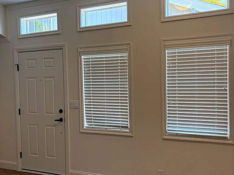 Front door in main living space