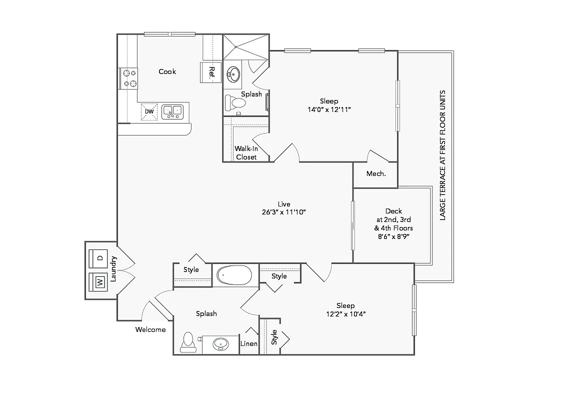 Floor plan Brookside