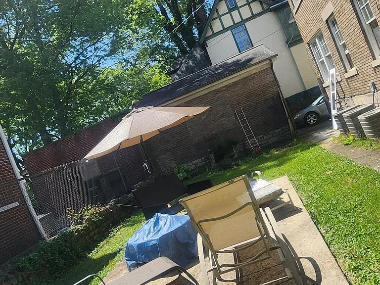 Back yard patio.