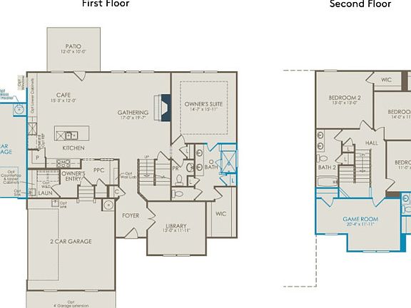 Home Design Layout with Structural Options