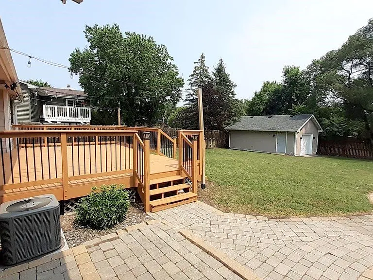 Back yard area