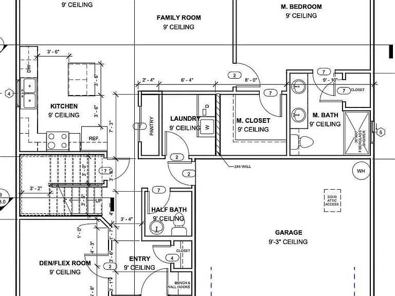 1699-1915 Model - First Floor