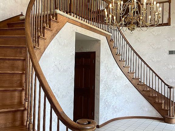 2 Semi Circle Birch Stairway