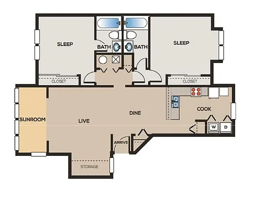 Floor plan B2