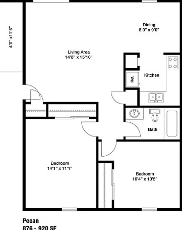 WatersEdge Denton Apartments — Photo 42