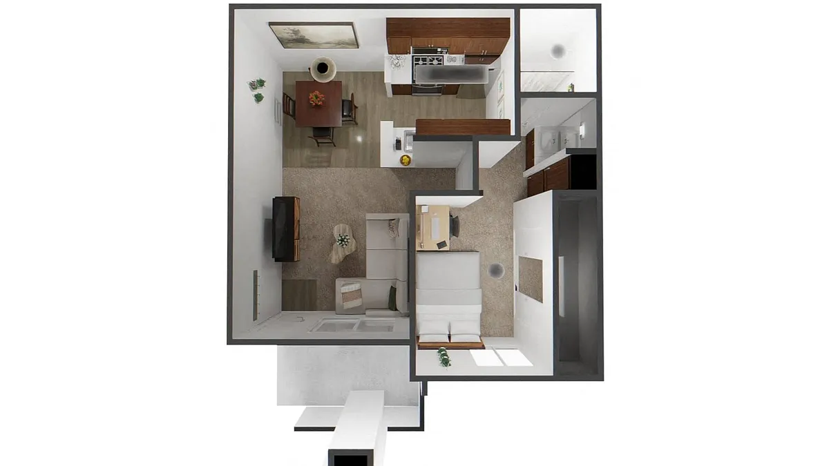 Floor plan One Bedroom