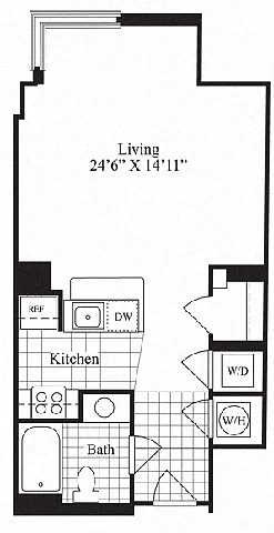 Floor plan The Astor