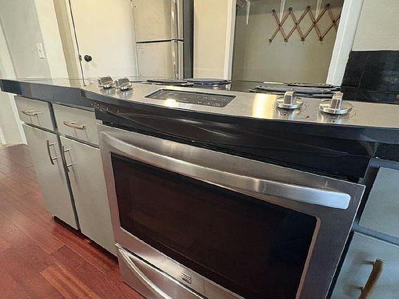 Stove and counter