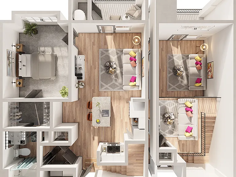 Wesley Village - A7 Floor Plan Wesley Village - A7 Floor Plan