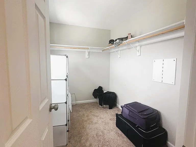 Primary walk in closet