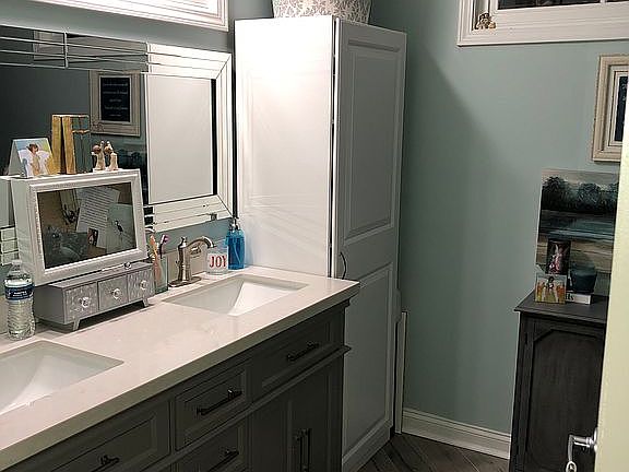 Master bath vanity