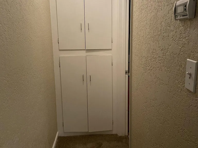 Hallway with Linen closet