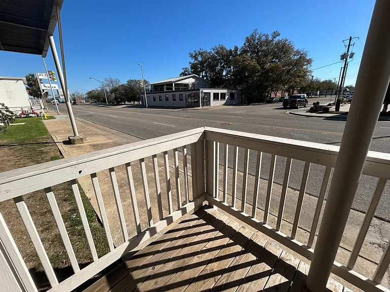 Rear balcony