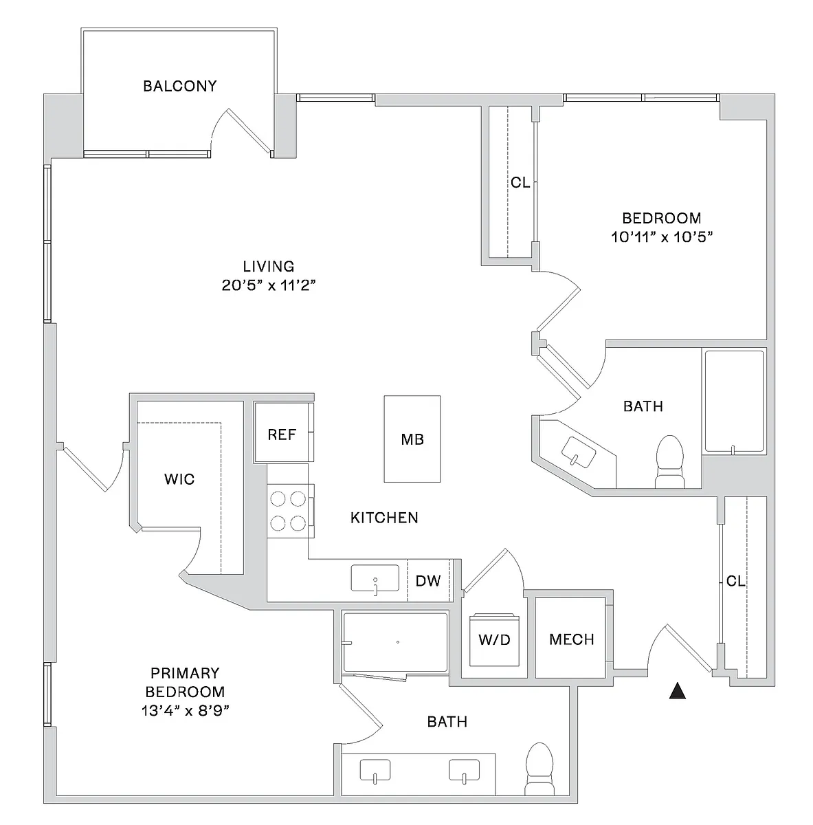 Floor plan B8