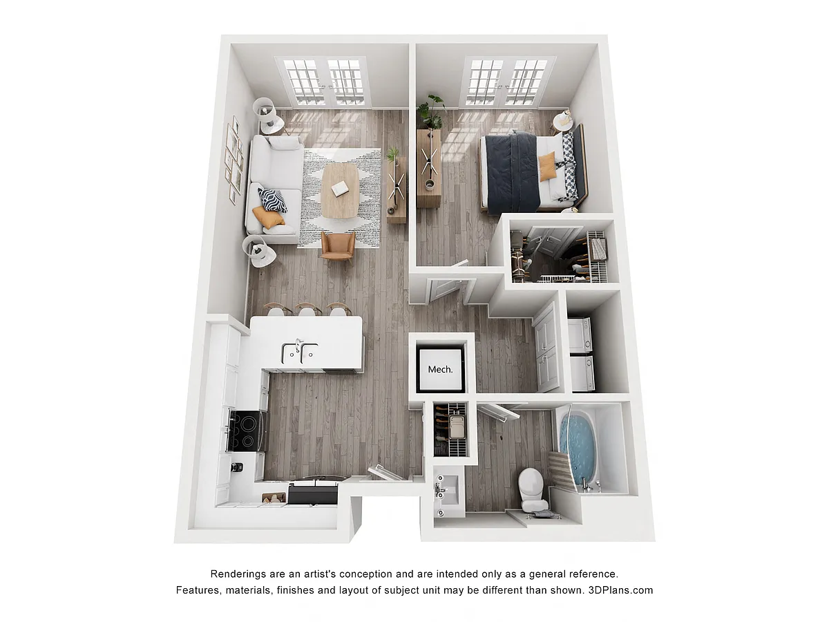 Floor plan A1BR