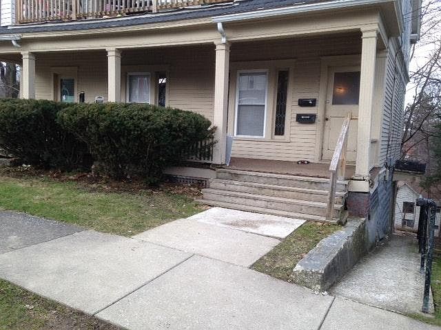 Front entry and porch