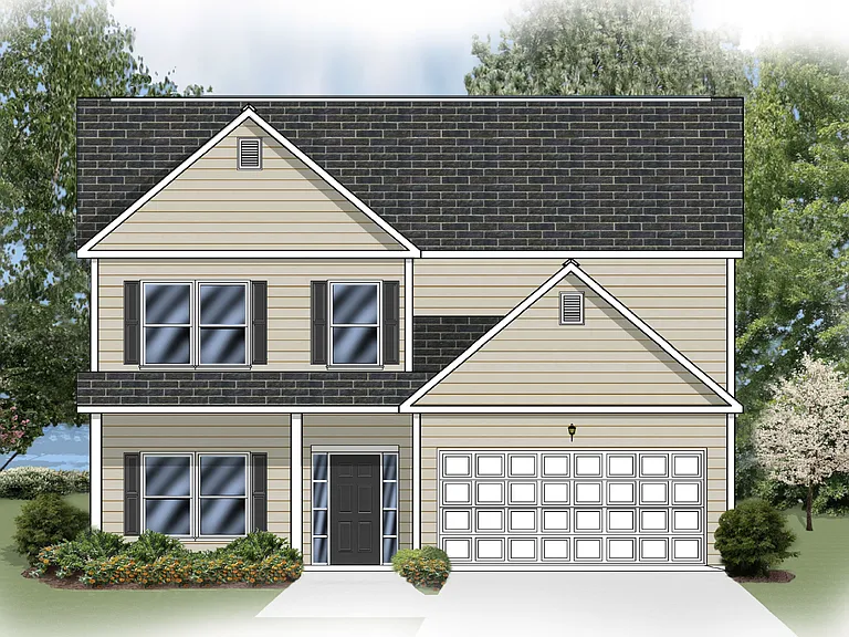 SAVANNAH MODEL ELEVATION BEING BUILT NOW