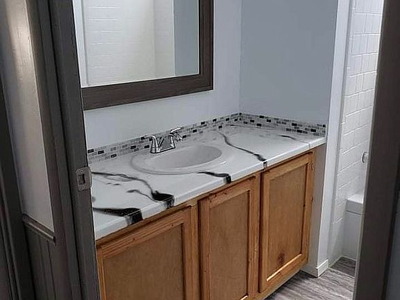 Hall bath Vanity