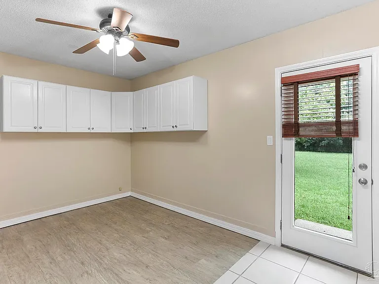 Bonus room and door to Backyard