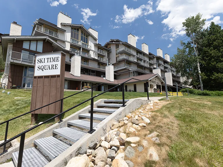View from the outside complex