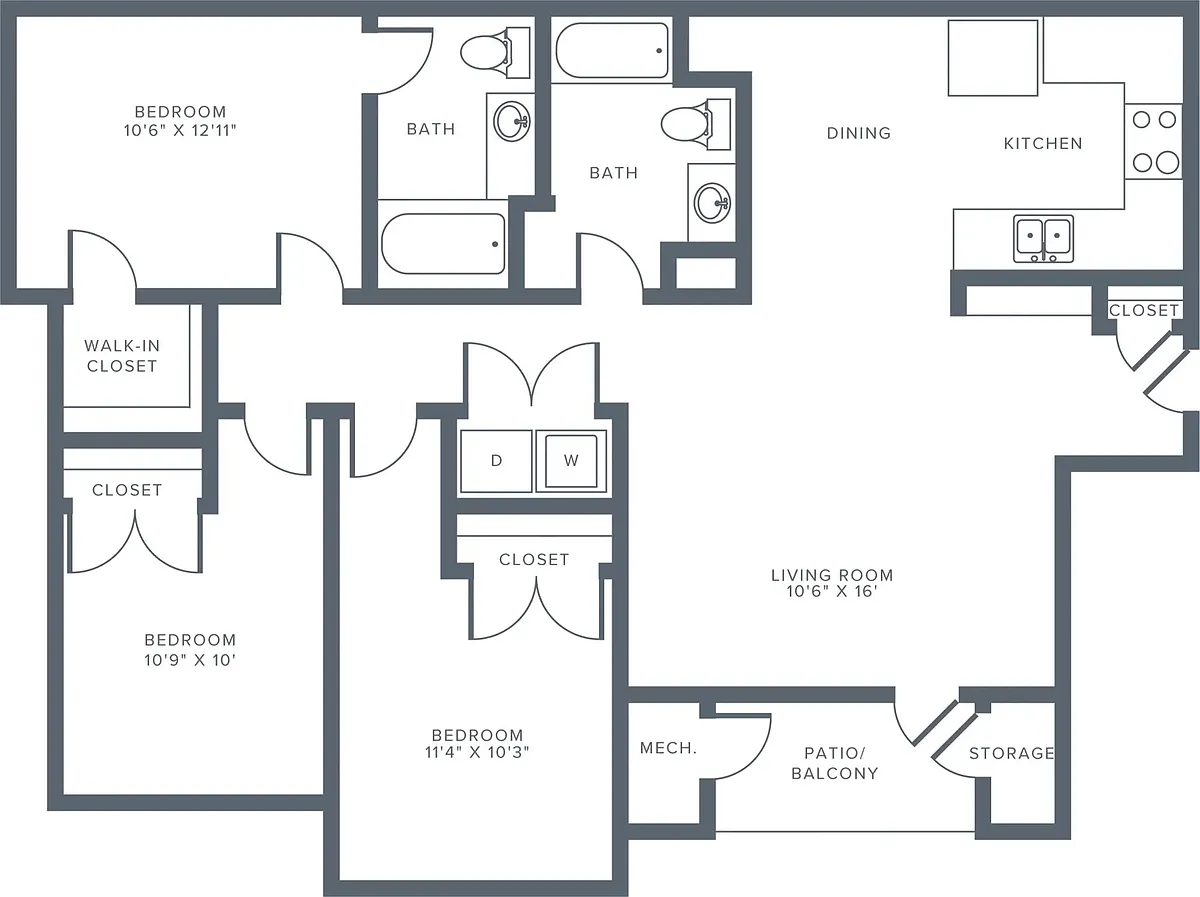 Floor plan C01