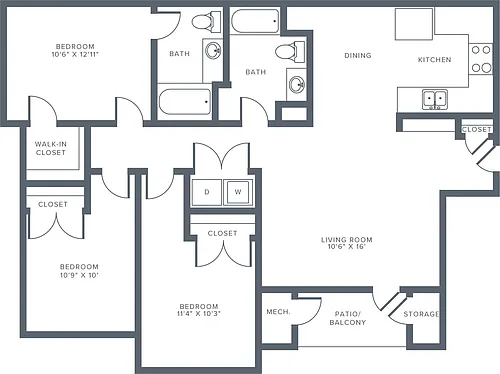 Floor plan C01