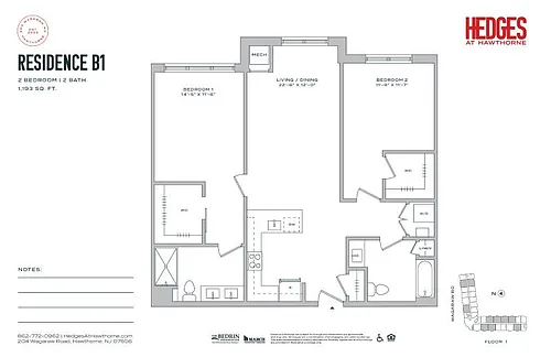 Floor plan B1