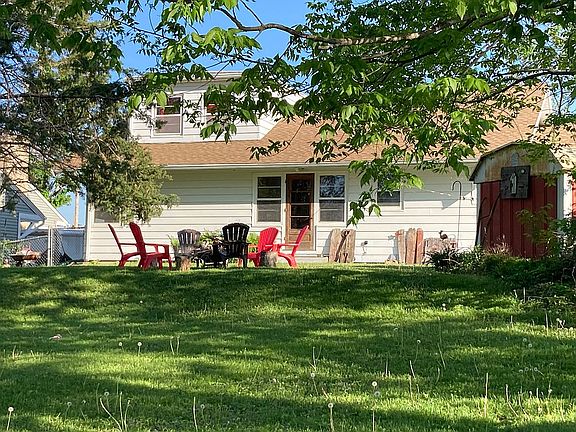 Upper back yard