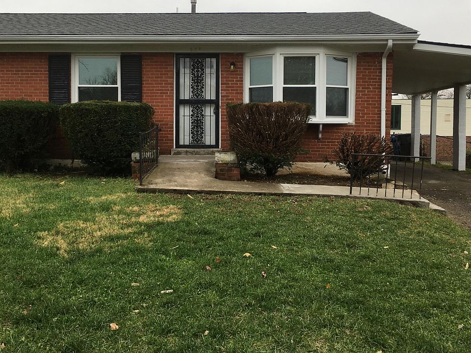 Front view from the sidewalk