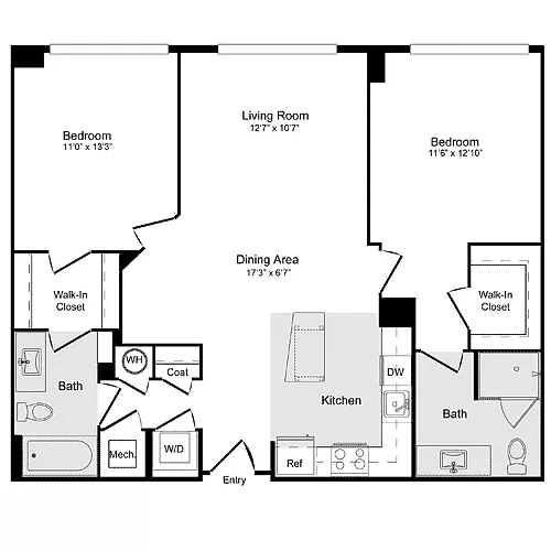 Floor plan C-1E