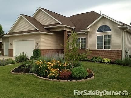 Front view of the home