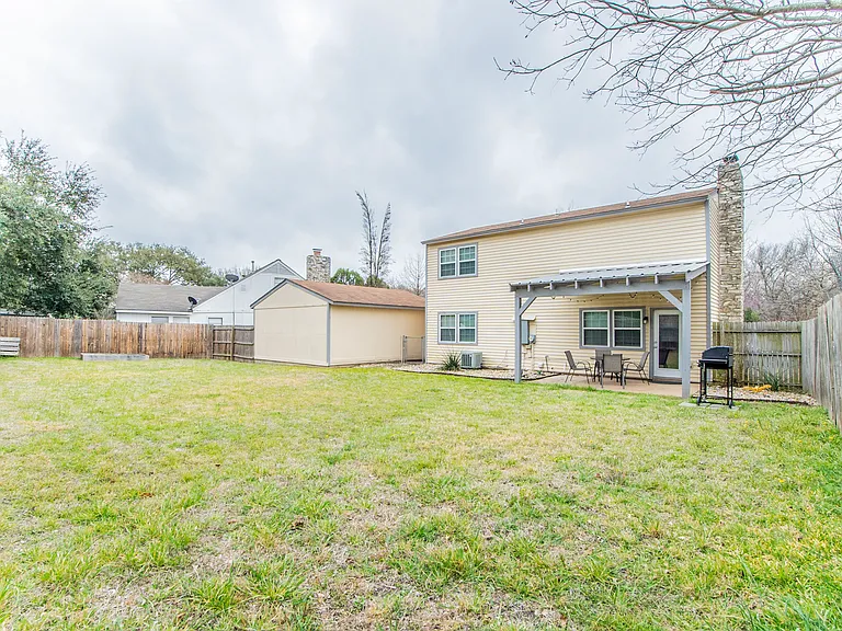 Large gated backyard
