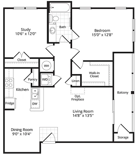Floor plan The Sassafras