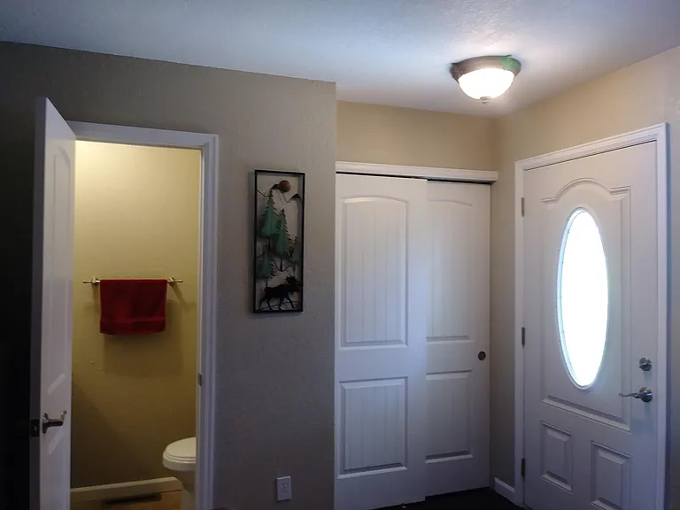 Front Entrance and Half Bathroom