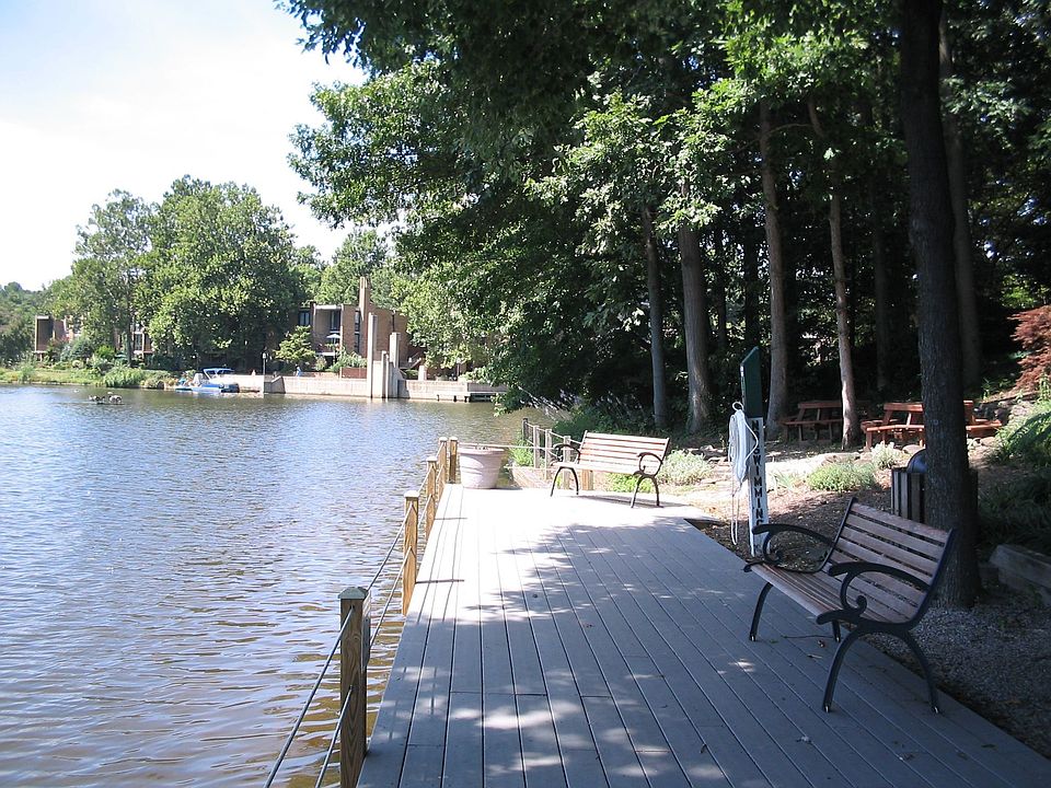Community dock and picnic area