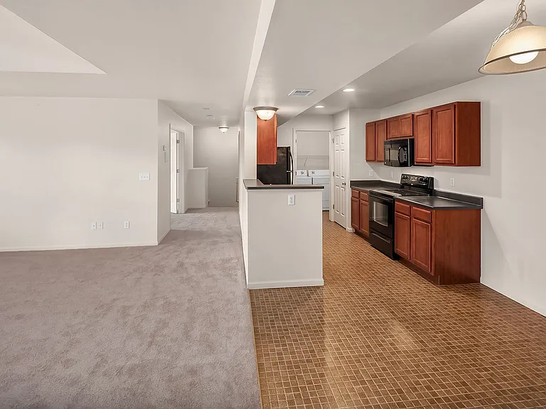 Living Room, Dining Area, Kitchen & Laundry Room