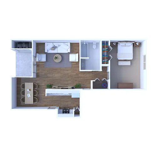Floor plan 1 Bedroom