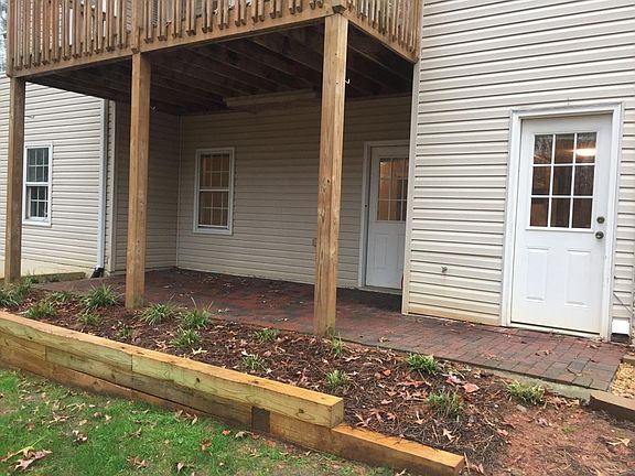 Private entrance and porch overlooking golf course