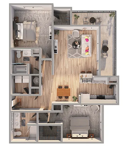 Floor plan B6