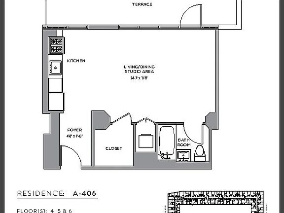 2nd image of 184 Kent Ave APT A406