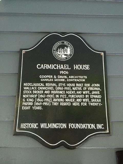 historic plaque - 806 Orange St #3