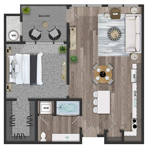 Floor plan Parry Peak (A2)