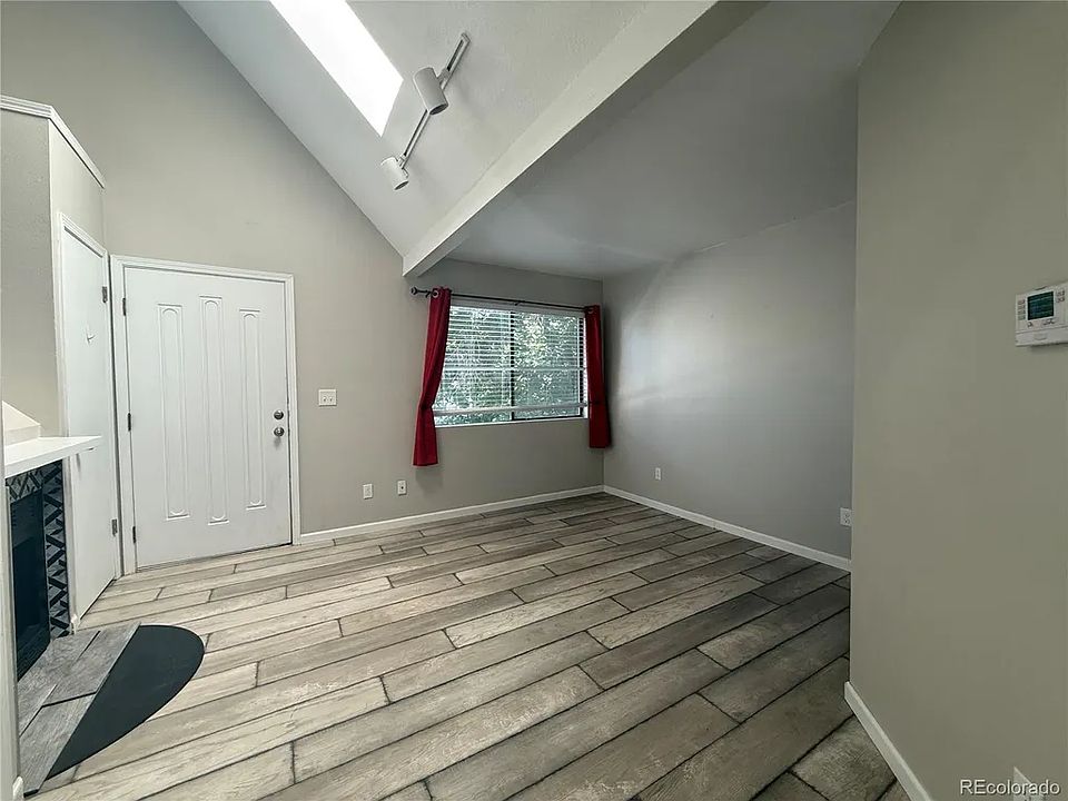 High ceilings, large window and skylight for tons of natural light