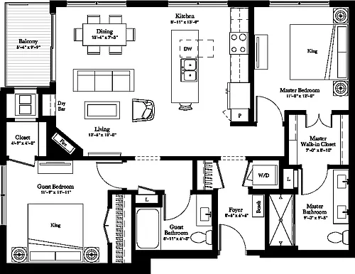 Floor plan Signature Cosmos (B7s)