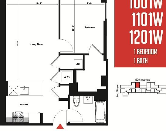 2nd image of 214 50th Ave Ph 1W