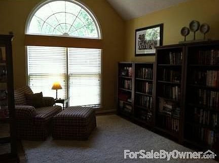 Library with huge window